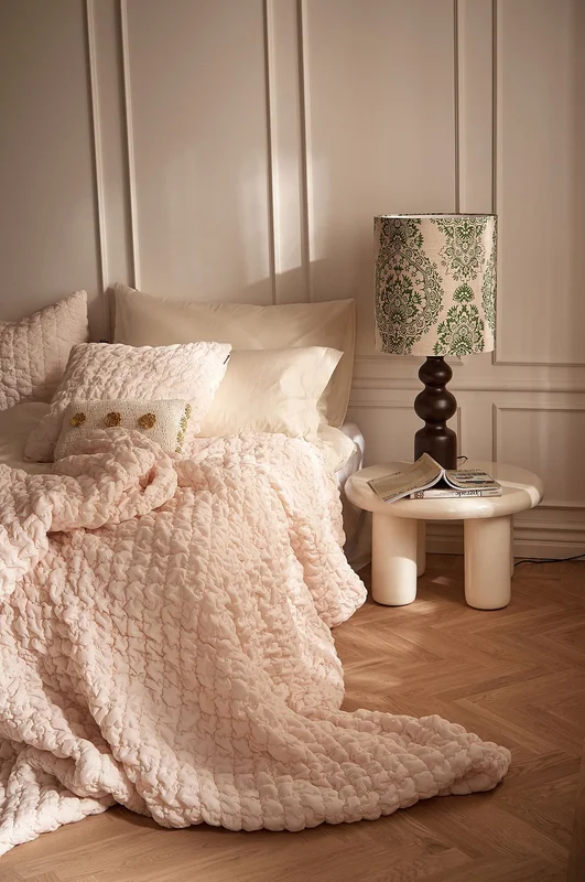 Staycation - Överkast Blowy - Rosa - Överkast - 180X260 - Från Homeroom