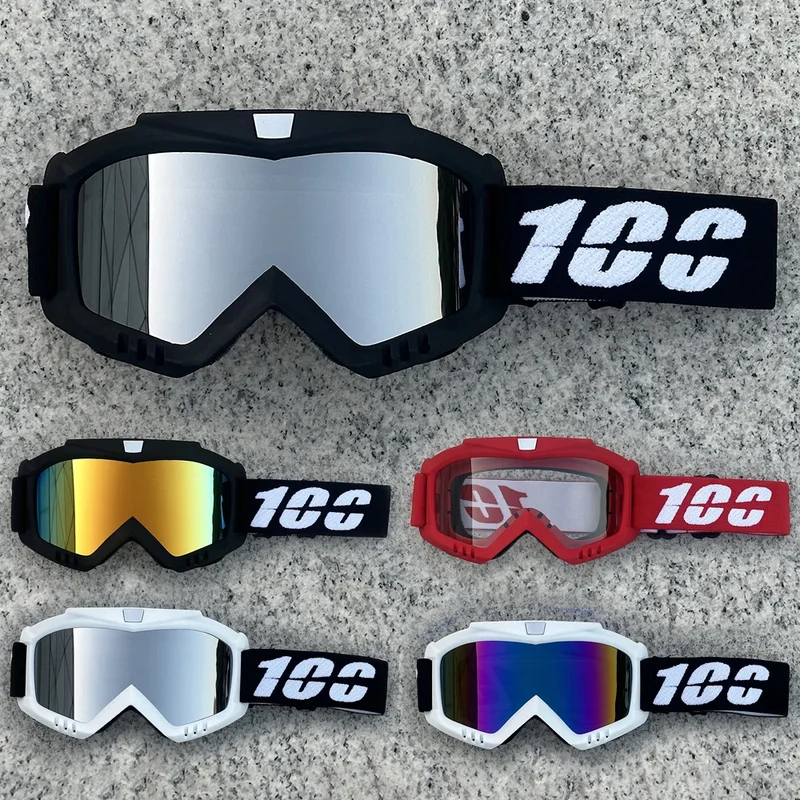AliExpress - 100 lunettes de moto anti-poussière, lunettes de course, coupe-vent pour hommes et femmes, motocross, cyclisme, ski, lunettes de vélo 