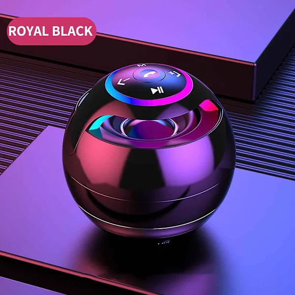 Intelligent Bluetooth-høyttaler Bluetooth-høyttaler Høy lydkvalitet Stor volum Basshøyttaler (Svart)