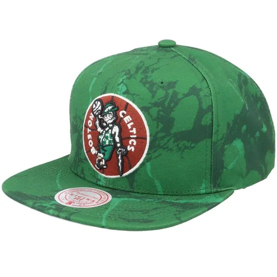 Mitchell & Ness - NBA Green snapback Czapka Z Daszkiem - Boston Celtics Down For All Green Snapback @ Hatstore