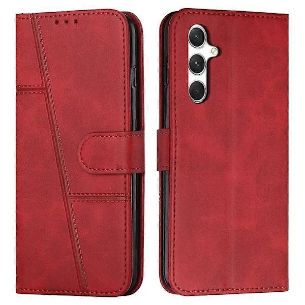 Kompatibel for Samsung Galaxy A36 5G / A56 5G Deksel Stativ Flip Beskyttende Lær Telefon Deksel