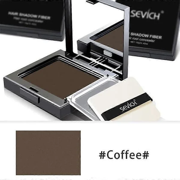 12g Hair Root Touch-Up Powder Refill Dark Brown Black Coffee Fiber Concealer