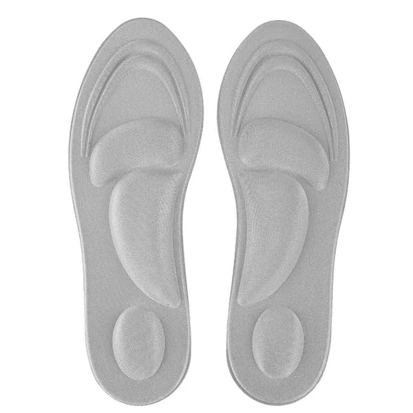 Ortopediska inlägg Plattfot Stöd för fotvalv Memory Foam Innersula Skodyna Komfort Silver för män