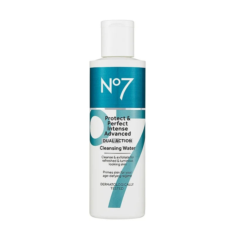 Spar 25% • Køb 2, No7 Intense Advanced Cleansing Water 200 ml, Hudpleje, Renseprodukter, Micellar Water