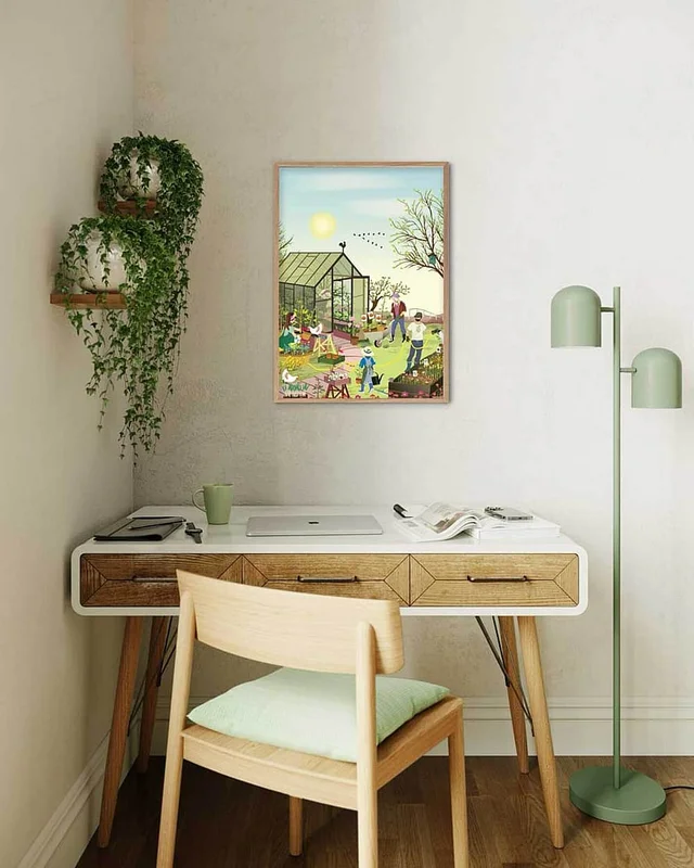 ViSSEVASSE Plakat Spring Feeling 50x70 cm, Tøj & Bolig, Boliginteriør, Plakater & Rammer