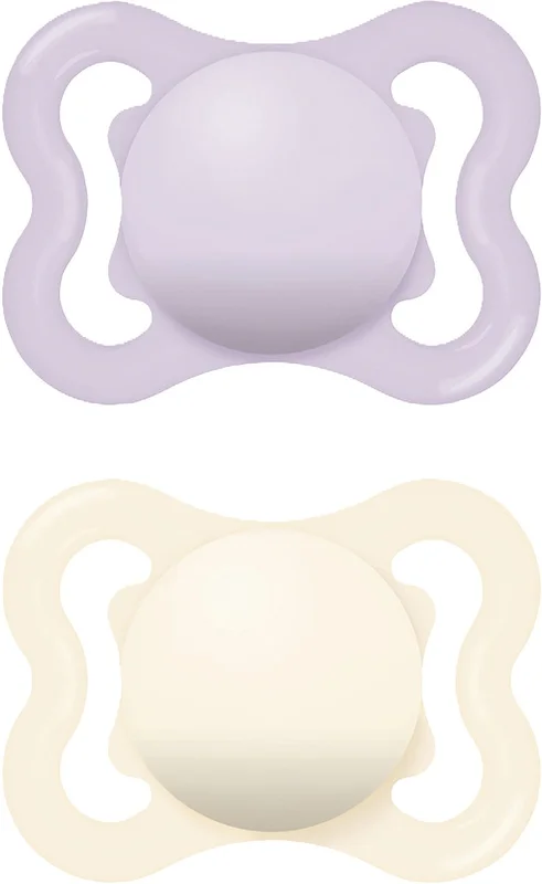 MAM Air Silicone Sut 2 stk Pink 0-6 mdr., Børn & Forældre, Sutter, Silikonesutter