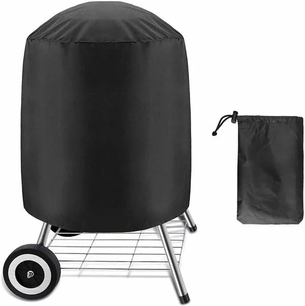 Vanntett grilltrekk, (61 × 70 cm) Grilltrekk, Grilltrekk for utendørs grill, Testessuto Oxford 210D, Grilltrekk med anti-UV-beskyttelse og vindtett 