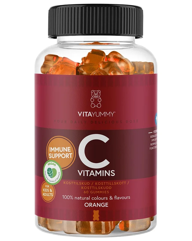 VitaYummy Vitamin C Orange 60 stk, Helse & Madvarer, Vitaminer, C-vitamin