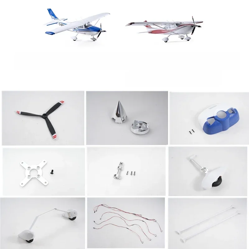 AliExpress - FMS 1.5m 1500mm Cessna 182 pièces hélice Spinner moteur arbre montage conseil train d'atterrissage RC avion modèle avion avion Avion