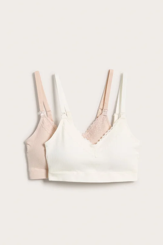 Kappahl | Amnings bh 2-pack Ljusrosa S | Dam