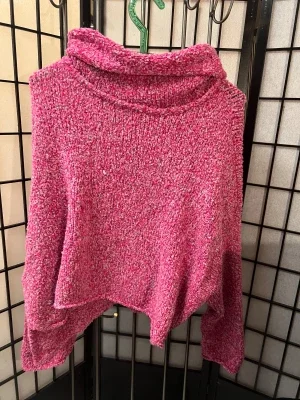 Free People BFF Cowl Neck Sweater – Prickly Pear Pink