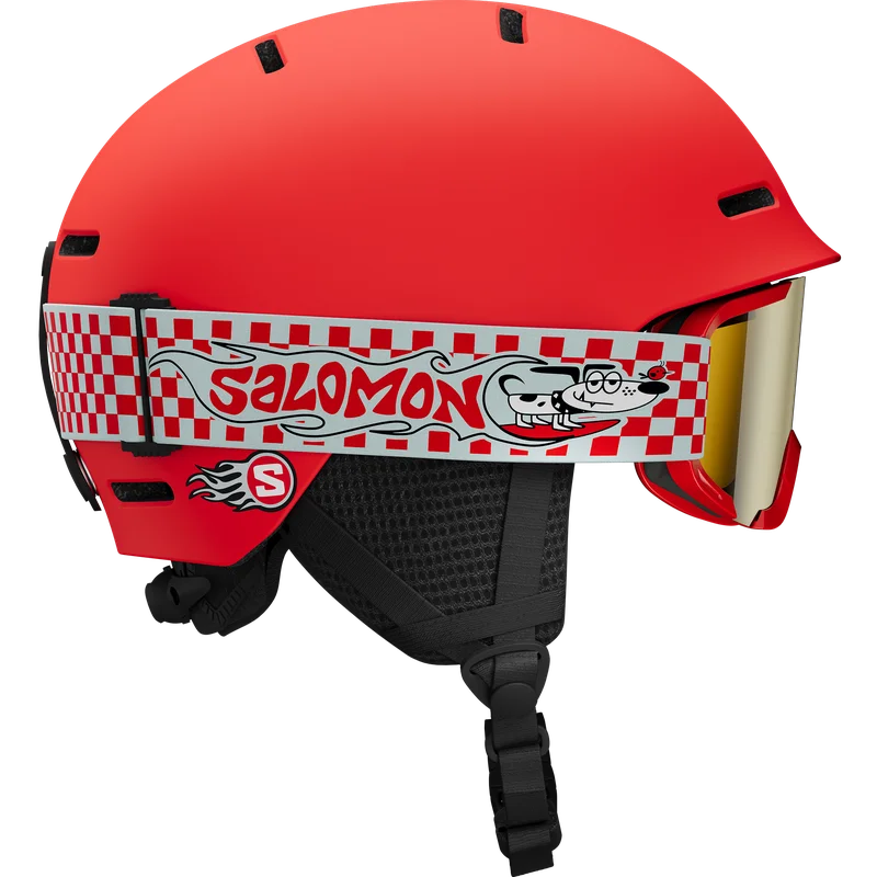 Salomon - Hjelmer Hjelmer Player Combo - Cherry Tomato