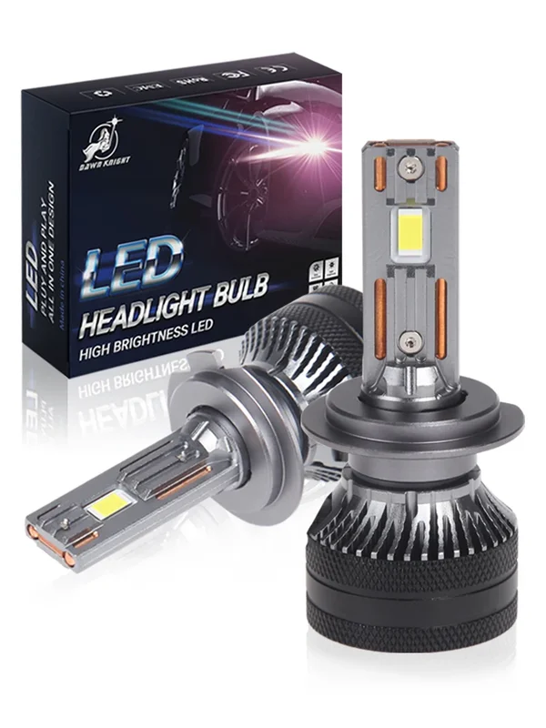 AliExpress - DAWNKNIGHT – ampoules Canbus Led 140 K, LED 4300 W H7, H4 H11 HB3 9005 HB4 9006 K6C, Double Tube en cuivre, 2 pièces, 12V
