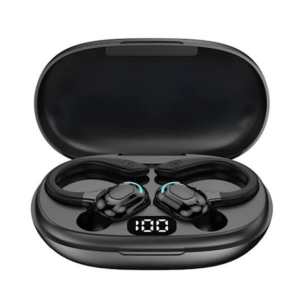 Langattomat nappikuulokkeet, urheilu Bluetooth 5.3 -kuulokkeet, Bluetooth-nappikuulokkeet mikrofonilla, syvä basso, langattomat in-ear-melua 