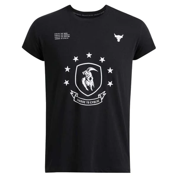 Under Armour Herr Project Rock T-shirt S Svart