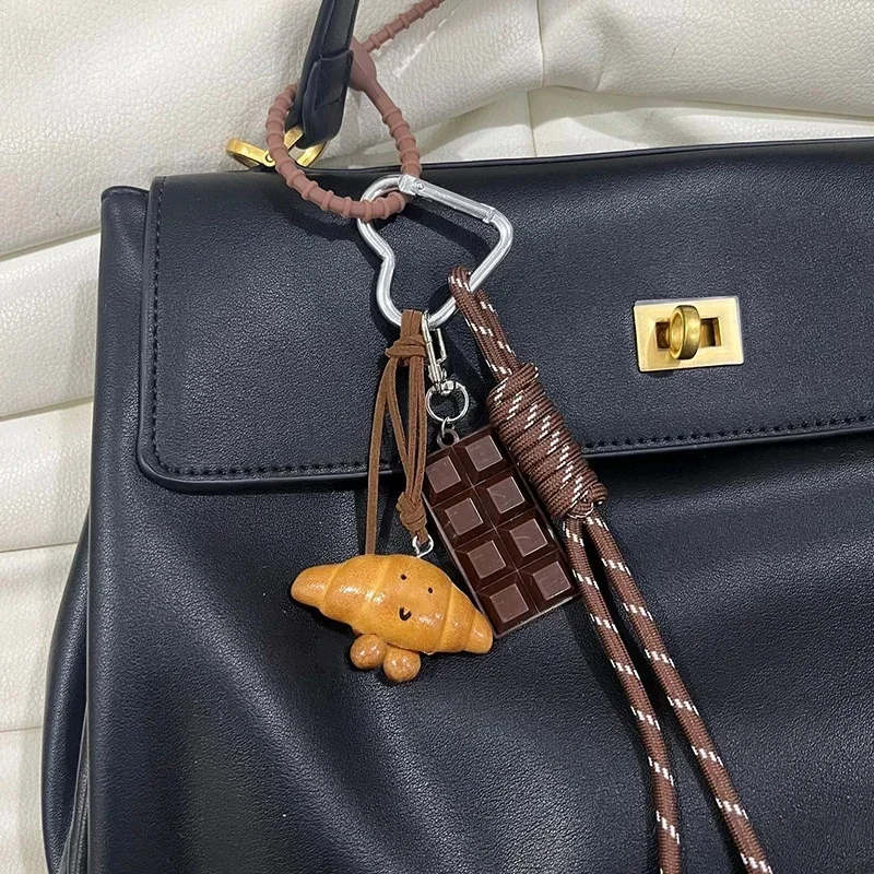 AliExpress - Schlüsselanhänger, süßes Brot, Auto, Rucksack, Anhänger, Dekoration, Nylon, gewebt, geeignet für Studenten, Paare, Schlüsselhaken