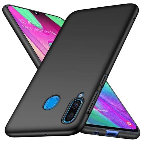 Samsung A40 Ultratunt Mattsvart Skal Basic V2