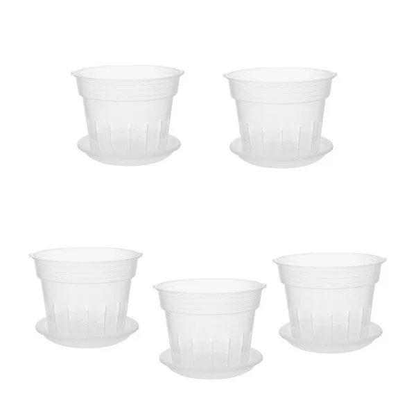 Orkide Potte 4" Klar Potte Plast Potte med Hull