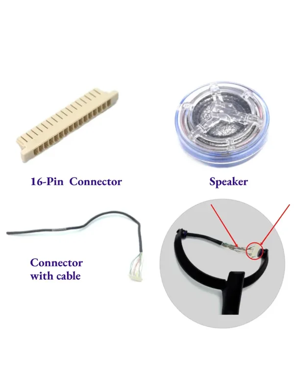 AliExpress - Original 16Pin Kunststoff Hauptdraht Stecker Jack stecker Buchse kabel Lautsprecher für Sony WH-1000XM5 XM5 Headset Stirnband Aufhänger