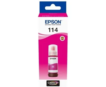 Epson Epson Ink 114 EcoTank Magenta - Magenta påfyllnadsbläck Epson 114