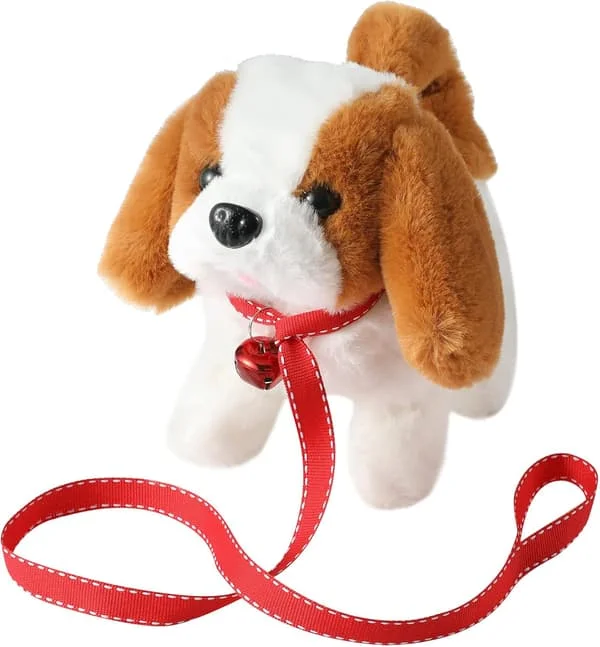 Legetøjshunde til drenge og piger 2-8 år - Legetøjshundehvalp til børn Hvalpelegetøj til børn Bevægelig hund Legetøj til børn