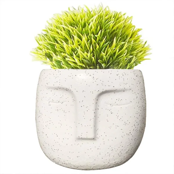 Sementhode Blomsterpotte Ansikt Vase Sement Blomsterpotte Ansikt Statue Blomsterpotte Luft Blomsterpotte Betong Blomsterpotte Sukkulent Blomsterpotte 