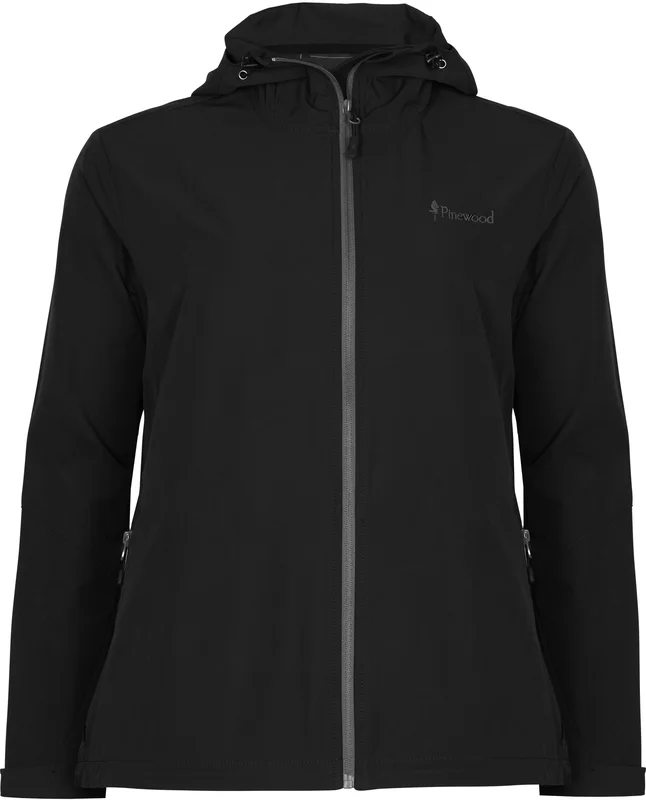Pinewood Finnveden Trail Stretch Jacket naisten ulkoilutakki, musta
