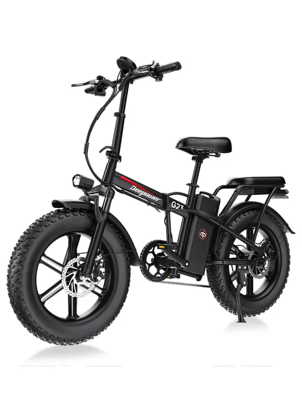 AliExpress - DEEPOWER G23 Electric Bike 1500W Motor 48V 35AH lithium battery Adult Electrical Bicycle 20*4.0 -In Fat Tire Mountain E-bike