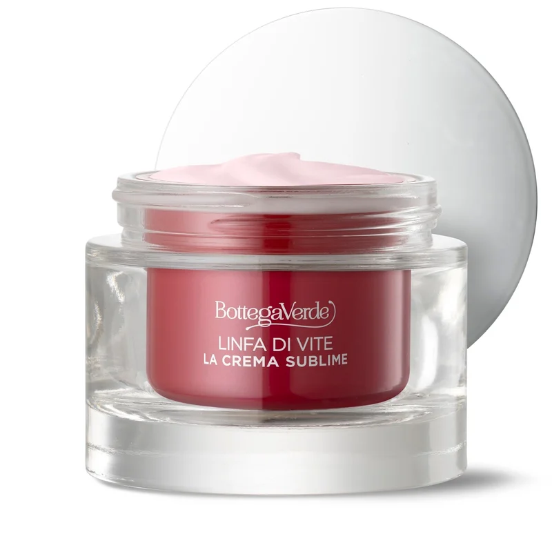 BOTTEGA VERDE Linfa di vite La Crema Sublime - Trattamento Viso Antirughe Giorno E Notte 50ml - Crema viso giorno antirughe