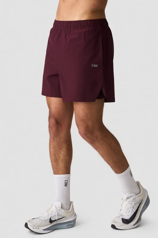 Essential Cardio 2-in-1 5'' Shorts Maroon Red