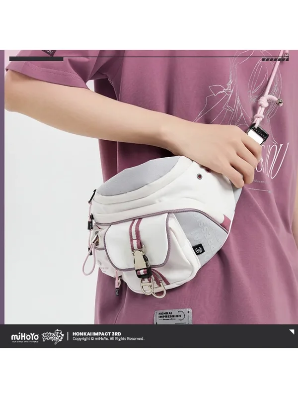 AliExpress - Honkai Impact 3 parce que vous sac de poitrine sac à dos à bandoulière unisexe petit sac étanche Oxford sac de messager décontracté