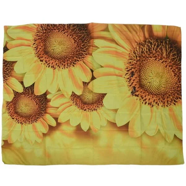130x150cm Koristeellinen Gobeliini Polyesteri Auringonkukkakuvio Rantapyyhe Muoti Sohva Seinäkoriste Keltainen