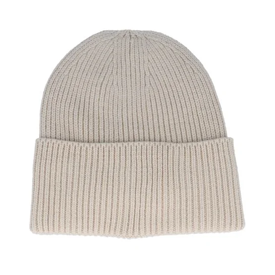 Beechfield - Beis cuff Beanie - Oatmeal Oversized Cuff Blank Beanie @ Hatstore