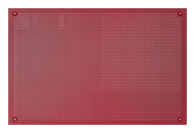 PELA 495054 Verktøytavle 950 x 1450 mm, rød, Garasjeinnredning & oppbevaring