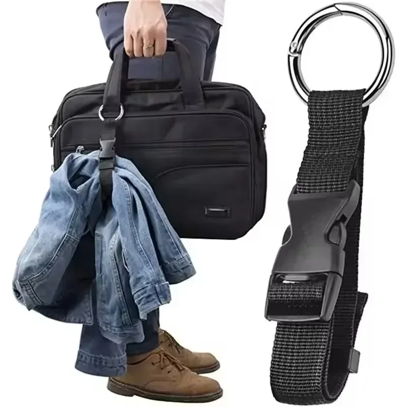 AliExpress - Valise suspendue en Nylon noir Portable pour voyage de vacances, sac suspendu avec sangle à boucle de randonnée en alliage de Zinc avec 