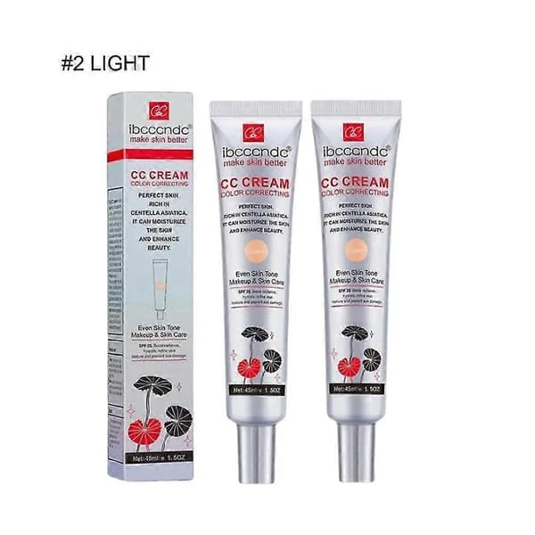 1-3X CC Cream Färgkorrigerande CC Cream Lättviktig för huden