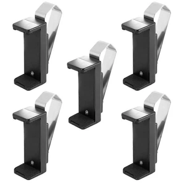 5 stk. Bil Solskærm Clips Holder Port Fjernbetjening til Garageport Kontrol Bil Nøglering Barriere Universal O