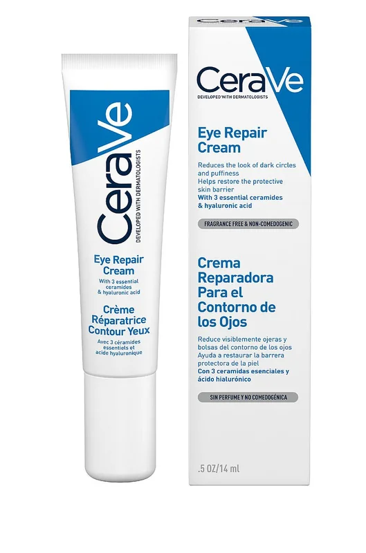 Spar 25% • Køb 2, CeraVe Eye Repair Cream 10 ml, Mænd, Skincare, Dermatologisk Skincare Til Mænd