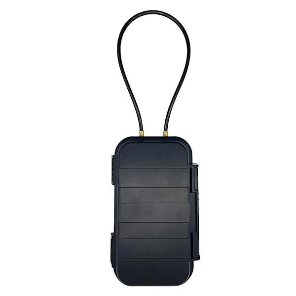 Portable Storage Box Beach Safe 4-Digit Combination Lock with Steel Wire Anti-Theft Beach Locker Outdoor