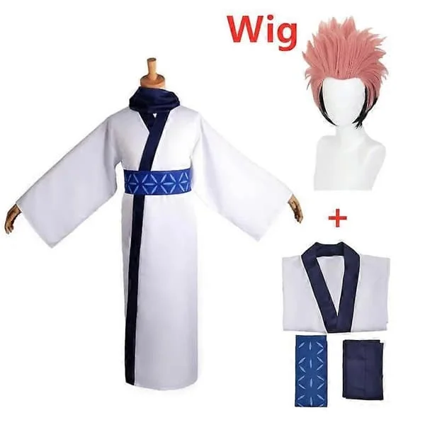 Jujutsu Kaisen Ryomen Sukuna Cosplay Kostymer Vuxen Män Kvinnor Kläder Japan Kimono Hanfu Halloween Anime Kläder-Perfet