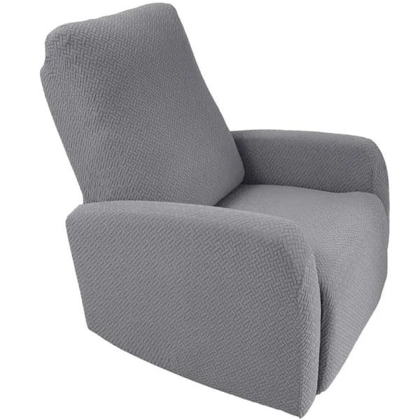 Gray Full Coverage Rocking Chair Cover Minimalist Sofa Protector