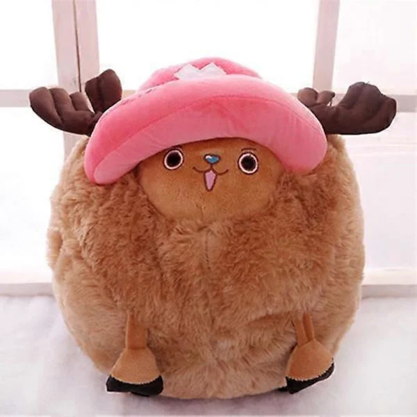 1 stk 35 cm tegneserie Chopper plysjdukke fylt anime søt Chopper plysjleker myk håndvarmer nydelige puter barn jenter gave rosa