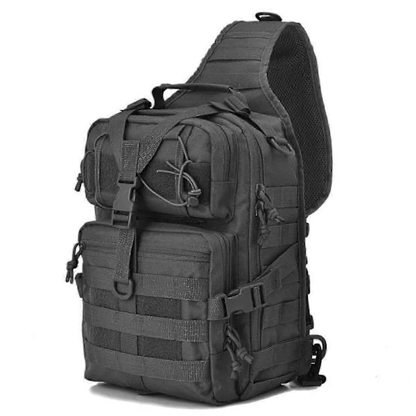 Taktisk Sling Bag Militär Axelväska Molle Assault Range Väska
