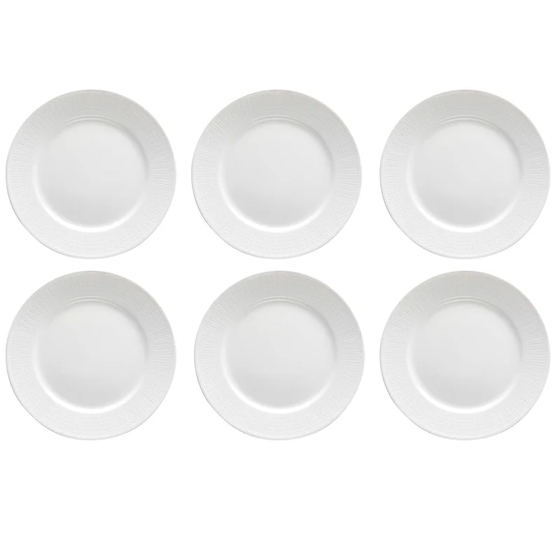 Rörstrand Swedish Grace Snö Tallrik 21cm 6-pack | Dukning & Servering > Tallrikar > Tallrik | Bagaren och Kocken