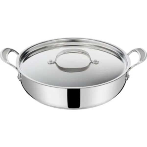 Tefal E30690 Jamie Oliver Cook's Classic tarjoilupannu 30 cm | Tarttumaton pinnoite | Turvallinen | Thermo-Signal | Niputettu silikonikahva |