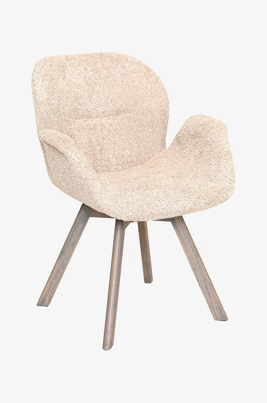 Nordic Furniture Group - Matstol Bjerke ek g 2-pack - Beige - Karmstolar - Från Homeroom