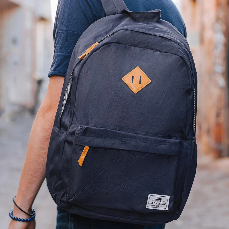 Mochila azul marino Lawrence para hombres - Mochilas