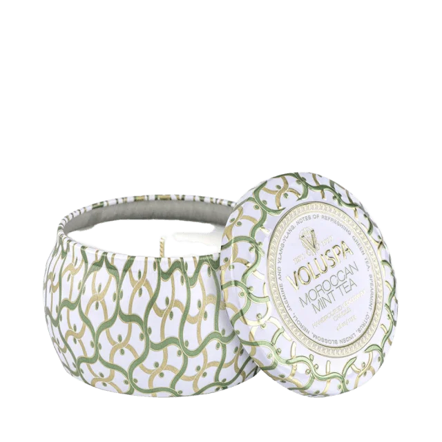 Voluspa Minitin Candle 25h Moroccan Mint Tea Doftljus & rumsdofter Unisex 113 g