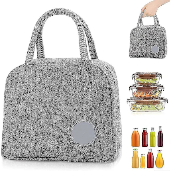 Matpose, Piknikpose, Lunsjpose, Termisk pose, Liten matpakke, Kjølebag, Mini, Liten, Isolerende pose for jobb, skole