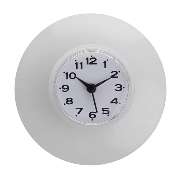 Silikon Badrum Kök Dusch Sugpropp Väggklocka Vattentålig Timer Glas